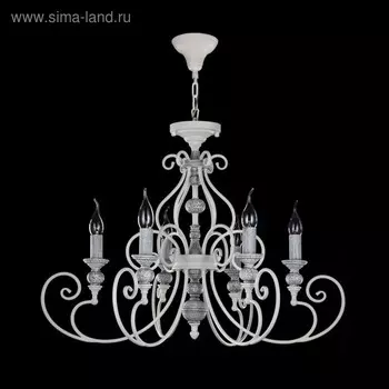 Люстра Karina 6x60Вт E14, белый 88x151 см