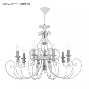 Люстра Karina 8x60Вт E14 белый 72x157см