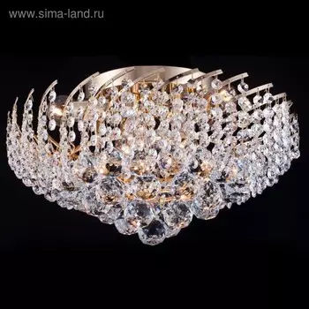 Люстра Maytoni DIA120-06-G, 6хE14, 40Вт, 41х41х24 см, цвет золото