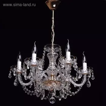 Люстра «Каролина», 6x60Вт E14, золото