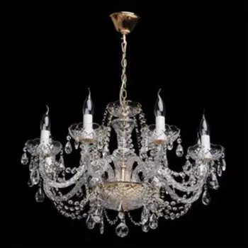 Люстра «Каролина», 8x60Вт E14, золото