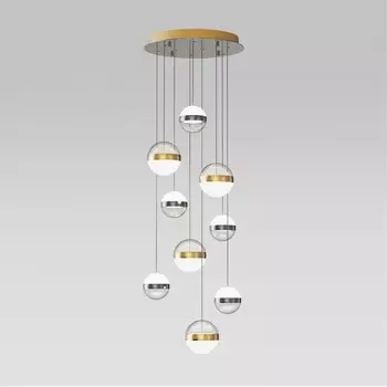 Люстра каскадная RONI LED 84W 4000K 4800лм