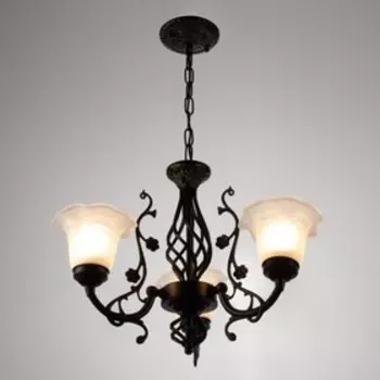 Люстра "Кастиллио" 3хЕ27 60Вт черный 50х50х67см BayerLux