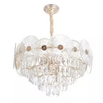 Люстра «Кени» 8хЕ14 40 Вт золото 606040 см BayerLux