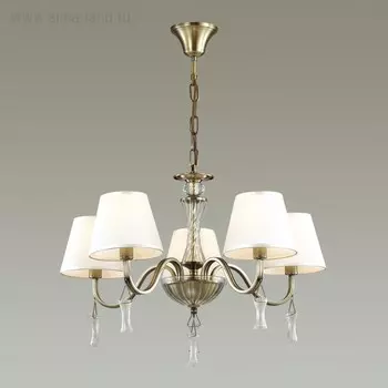 Люстра KIMBERLY 5x40Вт E14 бронза