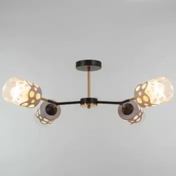 Люстра "Кира" 4х60Вт Е27 черный