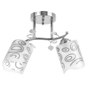 Люстра "Кириена" 2xЕ27 40Вт хром 45х13х25 см BayerLux