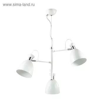 Люстра KIZZY 3x60Вт E27 белый