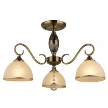 Люстра KL.0754-3-S AB, 3x60Вт E27, цвет бронза