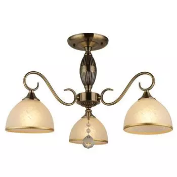 Люстра KL.0754-3-S AB, 3x60Вт E27, цвет бронза