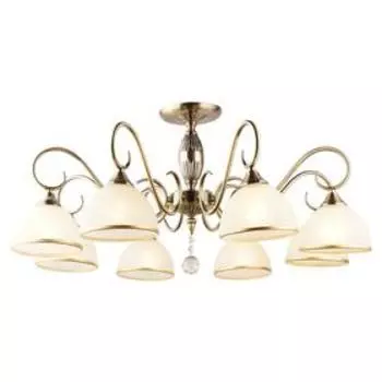 Люстра KL.0754-8-S AB, 8x60Вт E27, цвет бронза