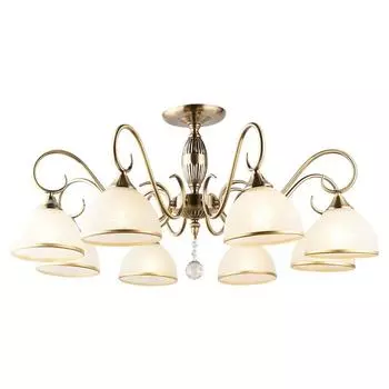 Люстра KL.0754-8-S AB, 8x60Вт E27, цвет бронза