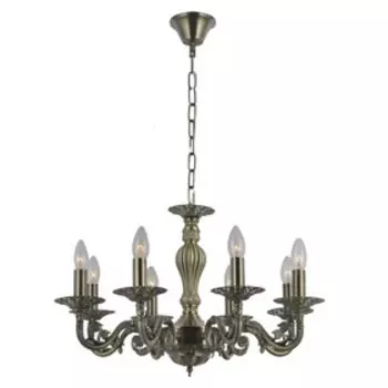 Люстра KL.29231-8-P AB, 8x60Вт Е14, цвет бронза