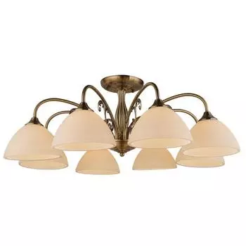 Люстра KL.3037-8-S AB, 8x60Вт E27, цвет бронза