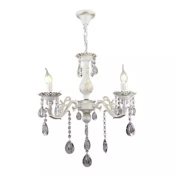 Люстра KL.3584-3-P WH, x60Вт E14, цвет белый