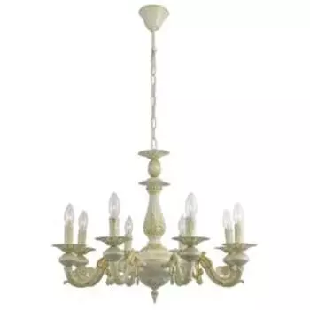 Люстра KL.77433-8-P WG, 8x60Вт E14, цвет белый