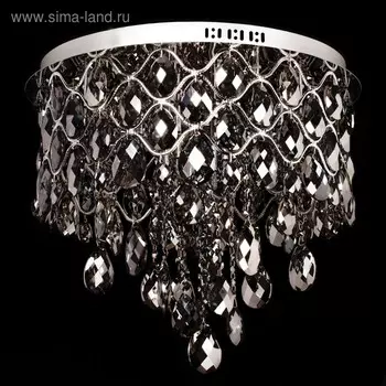 Люстра "Кларис" 12x20Вт G4 никель 50x50x45см