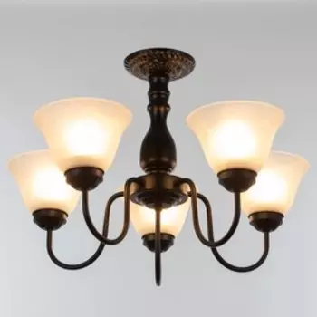 Люстра "Классика" 5хЕ27 60Вт черный 52х52х34см