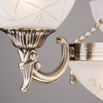 Люстра Kleo 6x60Вт E27 бронза