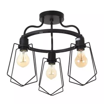 Люстра «Компакт», 340 Вт E27, черный, 454542 см