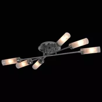 Люстра «Компакто», 6x60Вт E14, хром 27x64x15 см