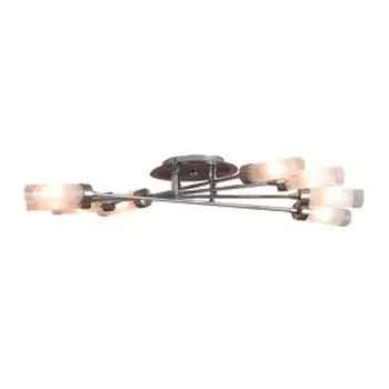 Люстра «Компакто», 8x60Вт E14, хром 39x71x17 см