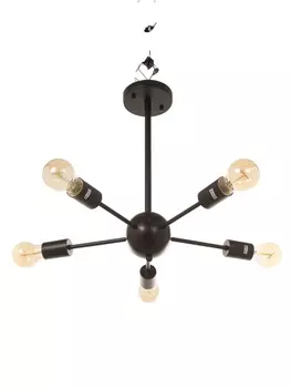 Люстра «Кон» 540 Вт Е27 черный 505043 см