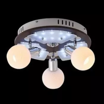 Люстра «Космос», 3х60Вт Е14, цвет хром