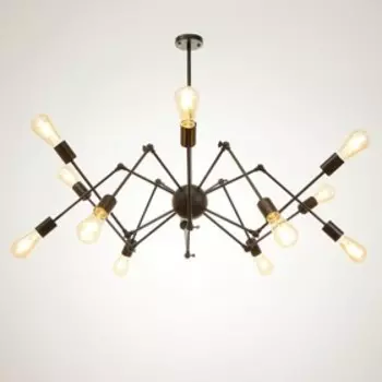Люстра «Краб» E27 1240 Вт черный 8080100 см BayerLux