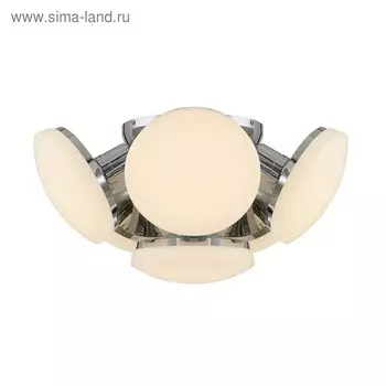 Люстра «Kристалино» 6x12Вт LED 3000К серебро 44,5x34x36,5см