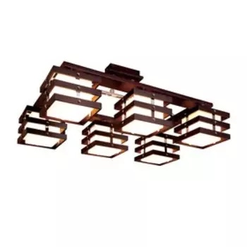 Люстра «Крокус» 6x60Вт E14 коричневый 62x37x24,5см