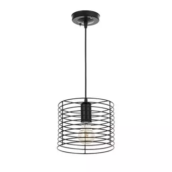 Люстра Кронис Подвес BayerLux цвет черный оникс 1х40Вт цоколь E27