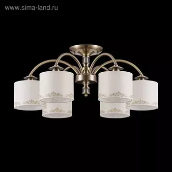 Люстра Ksenia 6x40Вт E14, латунь 73x28,2 см