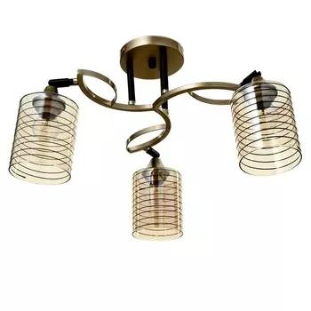 Люстра Куса 3х40Вт Е27 золото 66х66х26см SVK