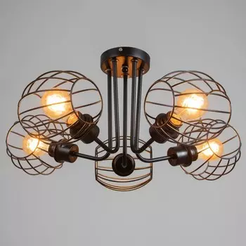 Люстра Светогор «Лайт» 560 Вт черный 626228 см