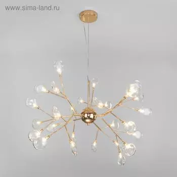 Люстра Lamella, 27x3Вт G4, цвет золото