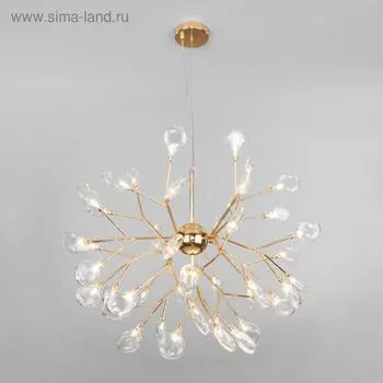 Люстра Lamella, 45x3Вт G4, цвет золото