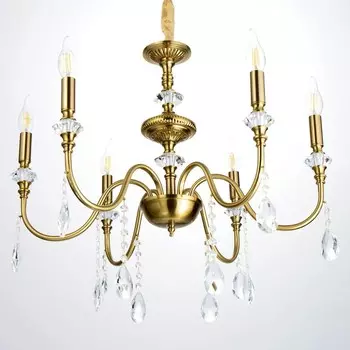 Люстра «Ланди» 640 Вт Е14 латунь 606050 см BayerLux