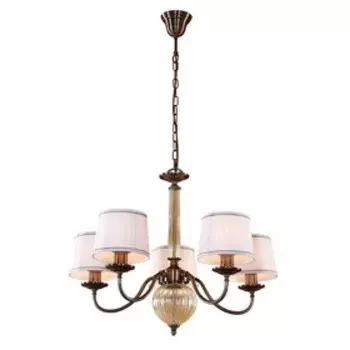 Люстра «Ланселот», 5x75Вт E27, бронза 40x60x21 см