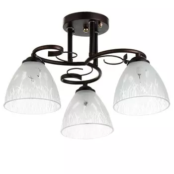 Люстра Ласни 3хE27 40Вт венге 45х45х28 см BayerLux