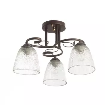 Люстра Ласни 3хE27 40Вт венге 45х45х28 см BayerLux