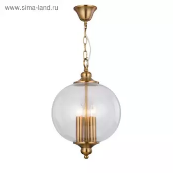 Люстра LATERIA, 3x60Вт E14, цвет золото