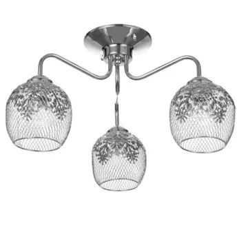 Люстра "Лаура" 3x60Вт E27 хром 54х54х29 см BayerLux