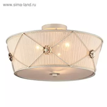 Люстра Lea 3x40Вт E27 белое золото