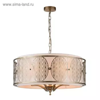 Люстра Leaf 7x40Вт E14 золото 64x64x135см