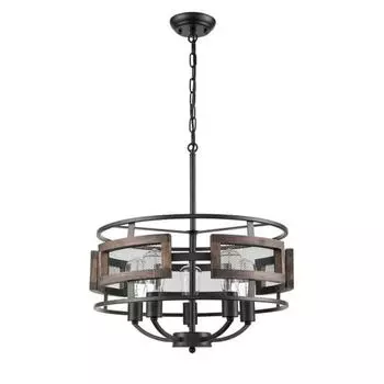 Люстра Legion, 5x60Вт E27 , цвет чёрный