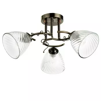 Люстра Легия 3хE27 40Вт бронза 48х48х24 см BayerLux