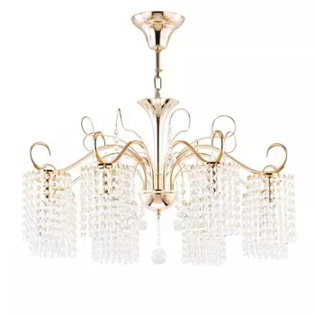 Люстра Leona, 8xE14, цвет золото