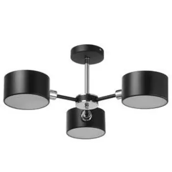 Люстра Леонардо 3х60Вт Е14 хром 60х60х23см