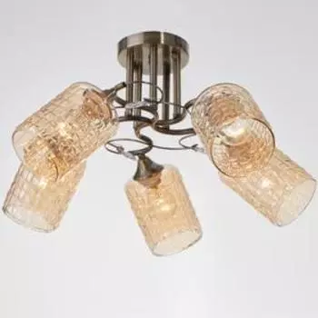 Люстра Лера 2х40Вт Е27 бронза 57х57х23см